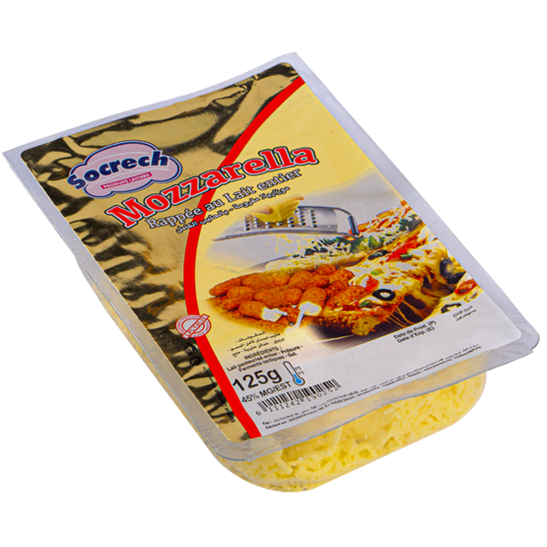 Mozzarella Rappée au lait entier - 125g
